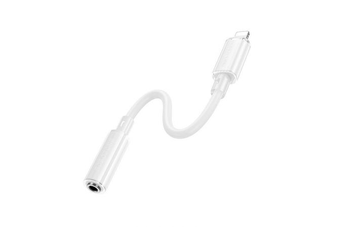 Адаптер для проводной гарнитуры c 3.5 мм на Lighting BOROFONE BV22 (синий)