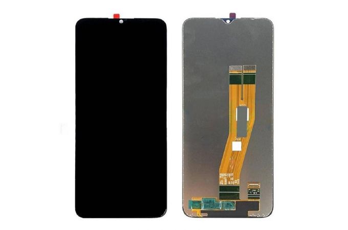Дисплей для Samsung A145F Galaxy A14 4G Black в сборе с тачскрином (черный шлейф) 100%