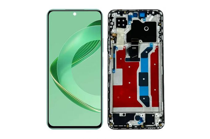 Дисплей для Huawei Nova 12 SE (BNE-LX1)/ 11 SE/ 10 SE (BNE-LX1) в сборе с тачскрином + рамка (черный) орг