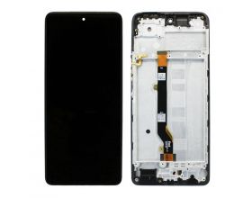 Дисплей для Infinix Hot 40 (X6836) в сборе с тачскрином + рамка (черный) орг