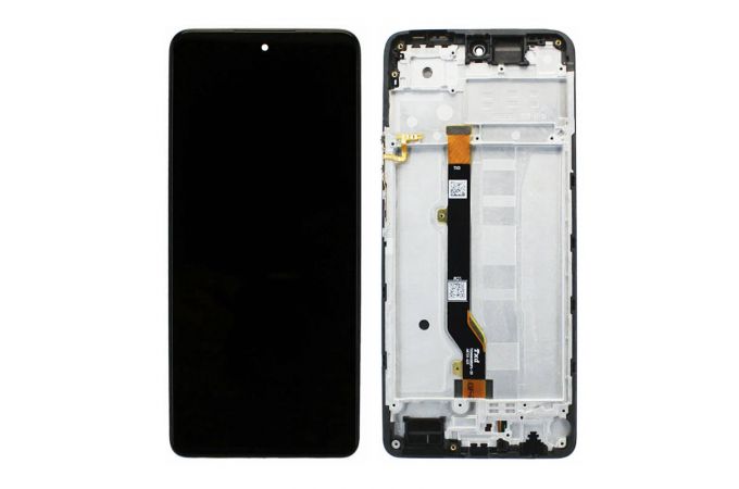 Дисплей для Infinix Hot 40 (X6836) в сборе с тачскрином + рамка (черный) орг