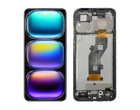 Дисплей для Infinix Hot 50i (X6531) в сборе с тачскрином + рамка (черный) орг