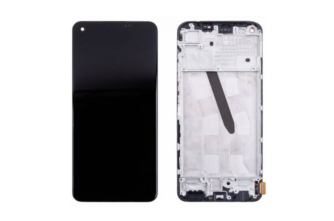Дисплей для Realme 10 4G (RMX3630) в сборе с тачскрином + рамка (черный) OLED