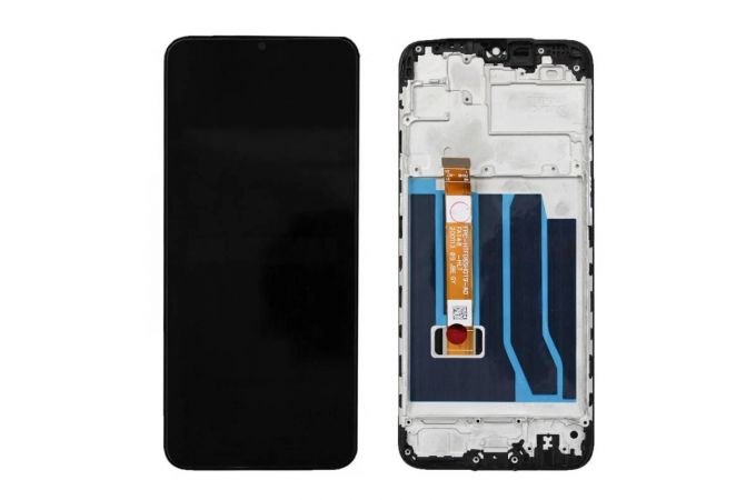 Дисплей для Realme C3 (RMX2020) в сборе с тачскрином + рамка (черный) орг