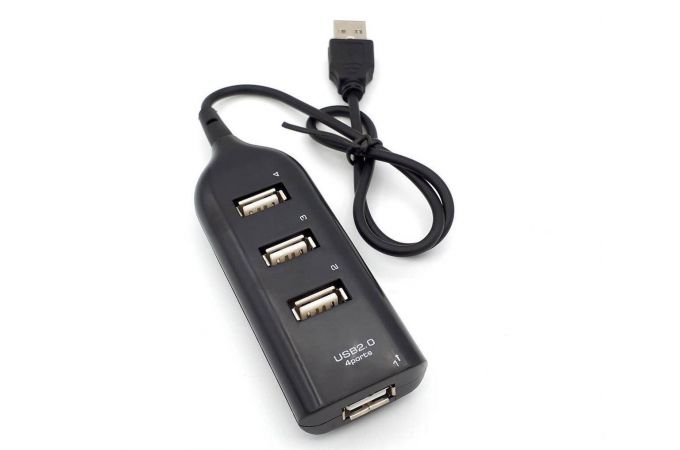 Разветвитель USB HUB 2.0 NN-HB004 на 4 порта (черный)