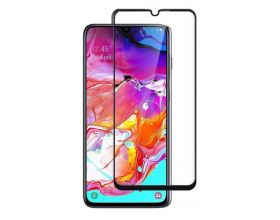 Защитное стекло дисплея Samsung Galaxy A70/A70S/A12 (A705) 10D без упаковки (черный)