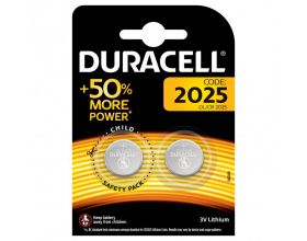 Батарейка литиевая Duracell CR2025 BL2 цена за блистер 2 шт