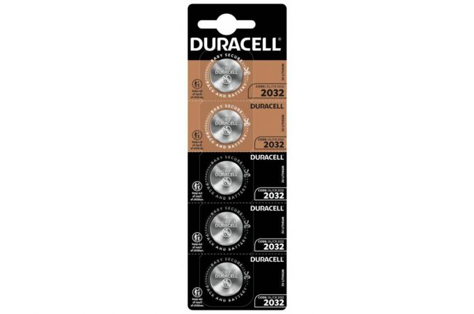 Батарейка литиевая Duracell DL2032 BL5 цена за блистер 5 шт