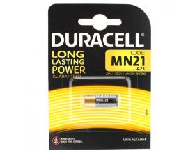 Батарейка алкалиновая 23A Duracell MN21 12V BL1 (блистер 1 штука)