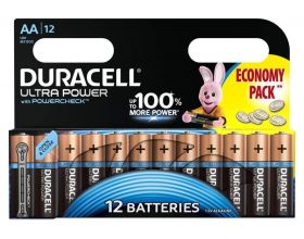 Батарейка алкалиновая Duracell ULTRA POWER LR6 AA BL12 цена за упаковку 12 шт