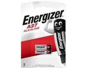 Батарейка алкалиновая 27A Energizer 2BL (блистер 2 штуки)