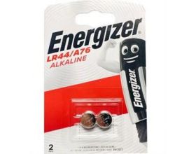 Батарейка часовая Energizer Alkaline LR44/A76 AG13 BL2 цена за блистер 2 шт