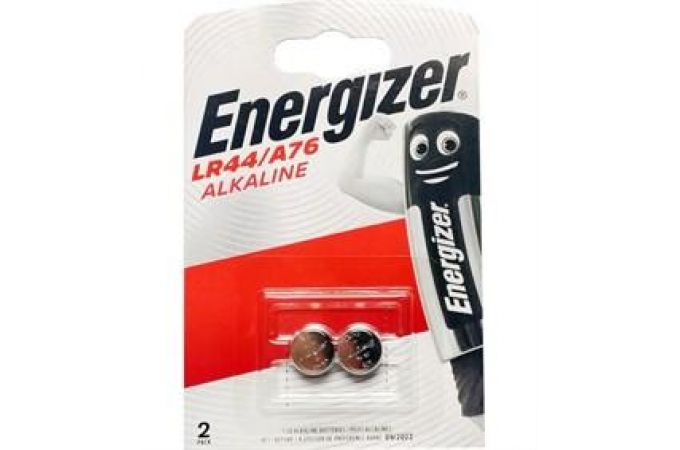 Батарейка часовая Energizer Alkaline LR44/A76 AG13 BL2 цена за блистер 2 шт