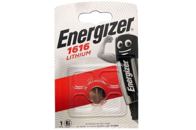 Батарейка литиевая Energizer Lithium CR1616 BL1 цена за блистер 1 шт