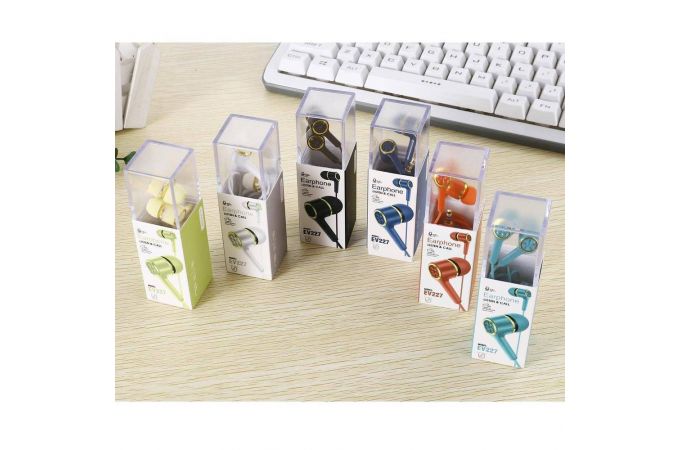 Наушники вакуумные проводные ELMCOEI EV-227 (белый)