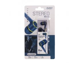 Наушники вакуумные проводные ELMCOEI EV-227 (синий)