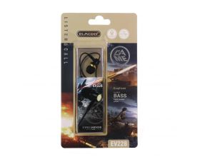 Наушники вакуумные проводные ELMCOEI EV-228 (черный)
