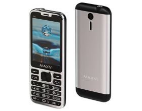 Сотовый телефон MAXVI X10 Metallic Silver