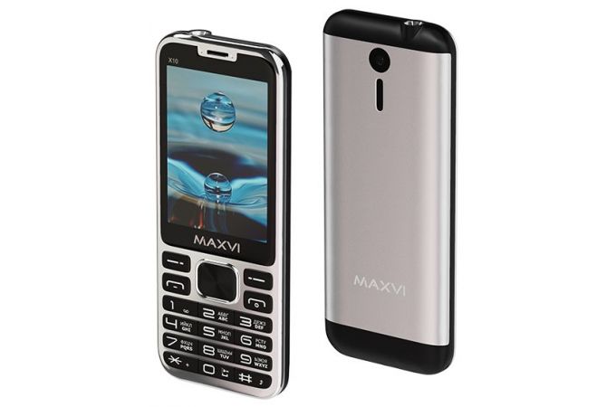 Сотовый телефон MAXVI X10 Metallic Silver