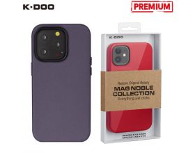 Чехол для телефона K-DOO MAG NOBLE COLLECTION MagSafe кожаный iPhone 14 PRO (фиолетовый)