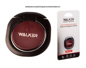 Держатель для телефона WALKER WR-001, кольцо, красный