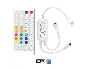 Огонек OG-LDL48 LED контроллер USB 5В (Wi-Fi. RGB, 3PIN, пульт)