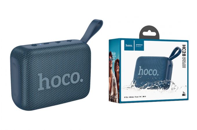 Портативная беспроводная колонка HOCO HC28 Melody sports BT speaker (синий)