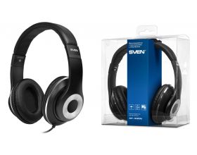 Наушники мониторные проводные Sven AP-930M мультимедийная с микрофоном черные