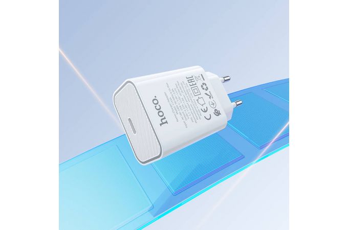 Сетевое зарядное устройство USB-C HOCO C143A Benefit (белый)