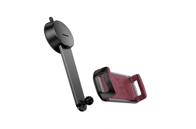 Держатель автомобильный для планшета HOCO H68 Gamble на консоль черно-красный