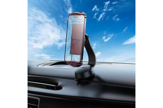 Держатель автомобильный для планшета HOCO H68 Gamble на консоль черно-красный