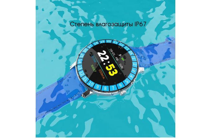 Фитнес браслет Орбита OT-SMS06(R80) Серебро металл спорт браслет