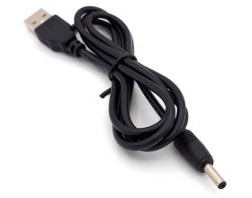 Кабель USB Type-A (папа) - штекер 3,5 х 1,35 мм (папа) 1 м