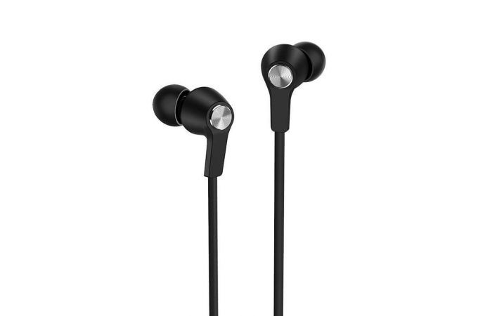 Наушники вакуумные проводные BOROFONE BM37 Noble sound wire control earphones (черный)