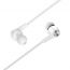 Наушники вакуумные проводные BOROFONE BM37 Noble sound wire control earphones (белый)