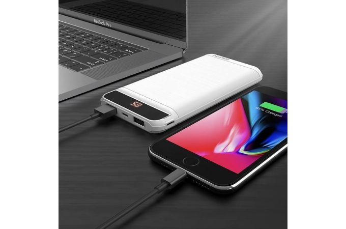 Универсальный дополнительный аккумулятор Power Bank BOROFONE BT29 (10000 mAh) (белый)