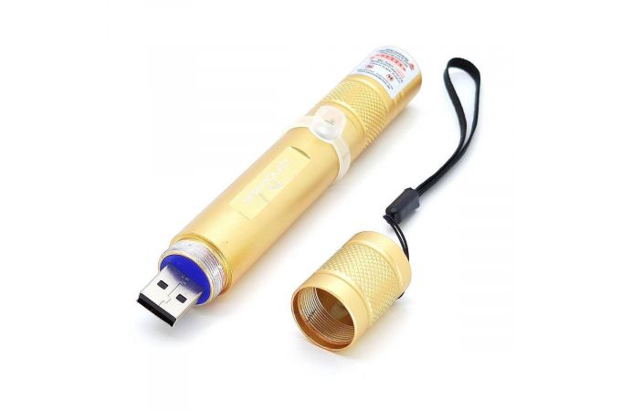 Лазер ручной OG-LDS25 золотистый (луч красный)