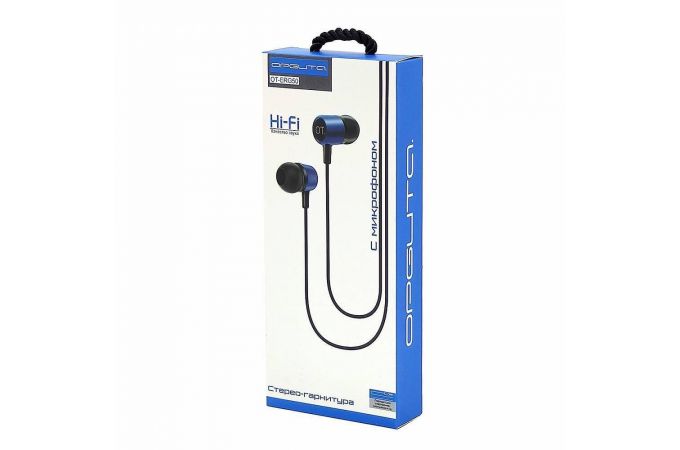 Наушники вакуумные проводные Орбита OT-ERG50 (красный)