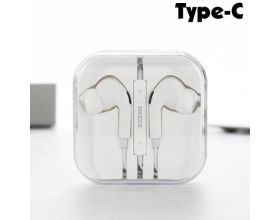 Наушники вакуумные проводные Mingge M32 штекер Type-C (белый)