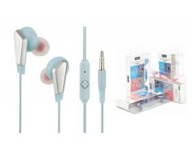 Наушники вакуумные проводные JIAYU JY-374 (голубой)