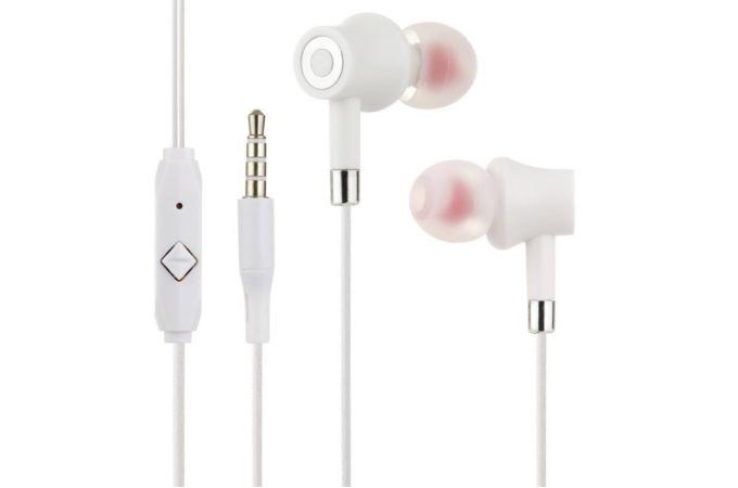 Наушники вакуумные проводные JIAYU JY-376 (белый)