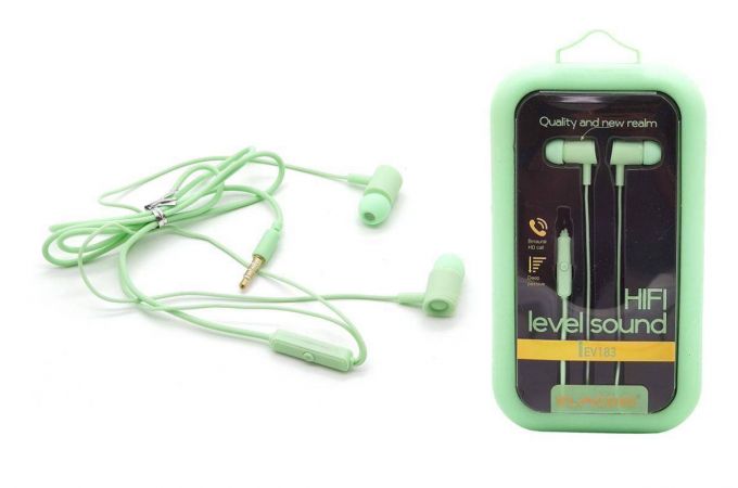 Наушники вакуумные проводные ELMCOEI EV-183 (зеленый)