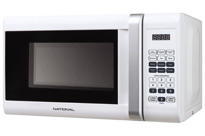 СВЧ печь NATIONAL NK-MW162S20 белый повр.упак. 700 Вт, 20 л, сенсорное управление, белая