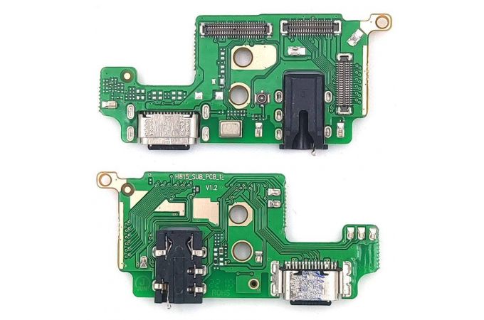 Шлейф для Infinix Note 12 VIP с разъемом зарядки + разъем гарнитуры (плата)