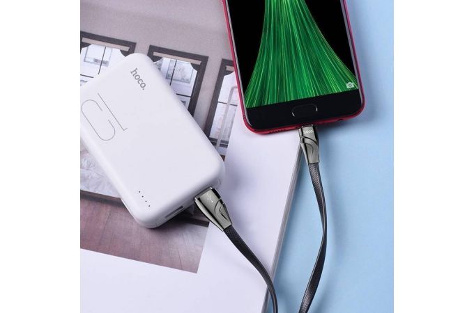 Кабель USB - MicroUSB HOCO U57 2A (черный) 1м