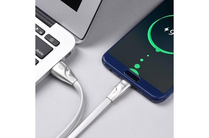 Кабель USB - USB Type-C HOCO U57, 2,4A (белый) 1,2м