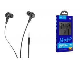 Наушники вакуумные проводные HOCO M66 Passion in line control earphones (черный)