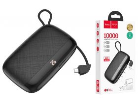 Универсальный дополнительный аккумулятор Power Bank HOCO S29 кабель MicroUSB (10000 mAh) (черный)