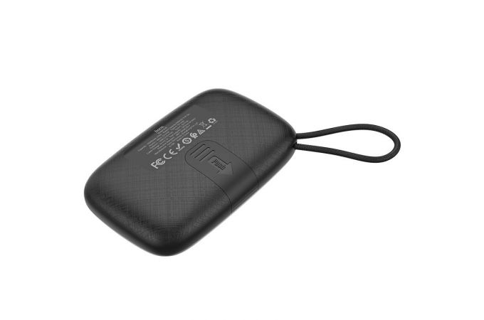 Универсальный дополнительный аккумулятор Power Bank HOCO S29 кабель MicroUSB (10000 mAh) (черный)