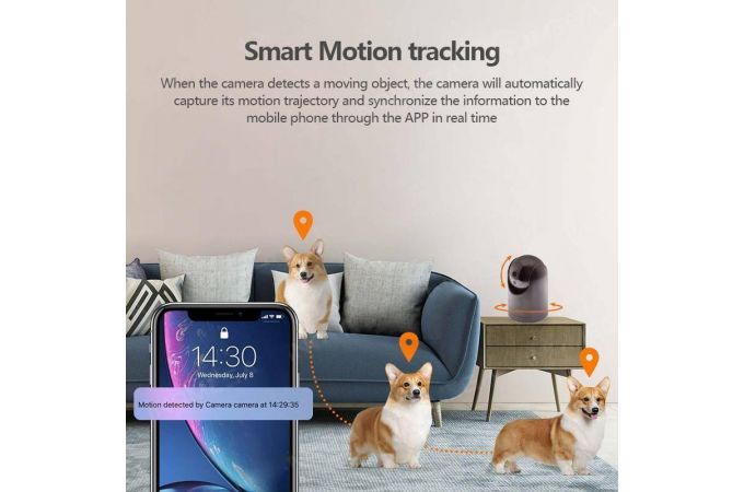 Видеокамера Орбита OT-VNI44 Черный IP-WI-FI (1920*1080, 2Mpix, 3,6мм, пластик)